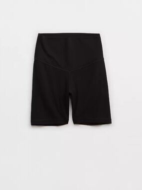 aerie High-Rise 5” Bike Shorts - Black